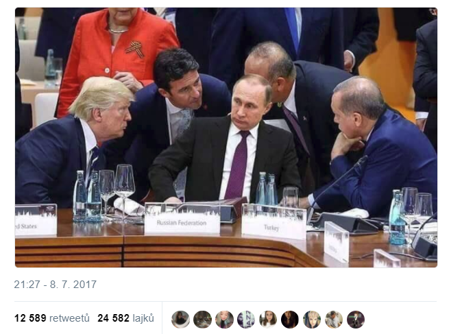 Fake: Putin v debate so svetovými lídrami