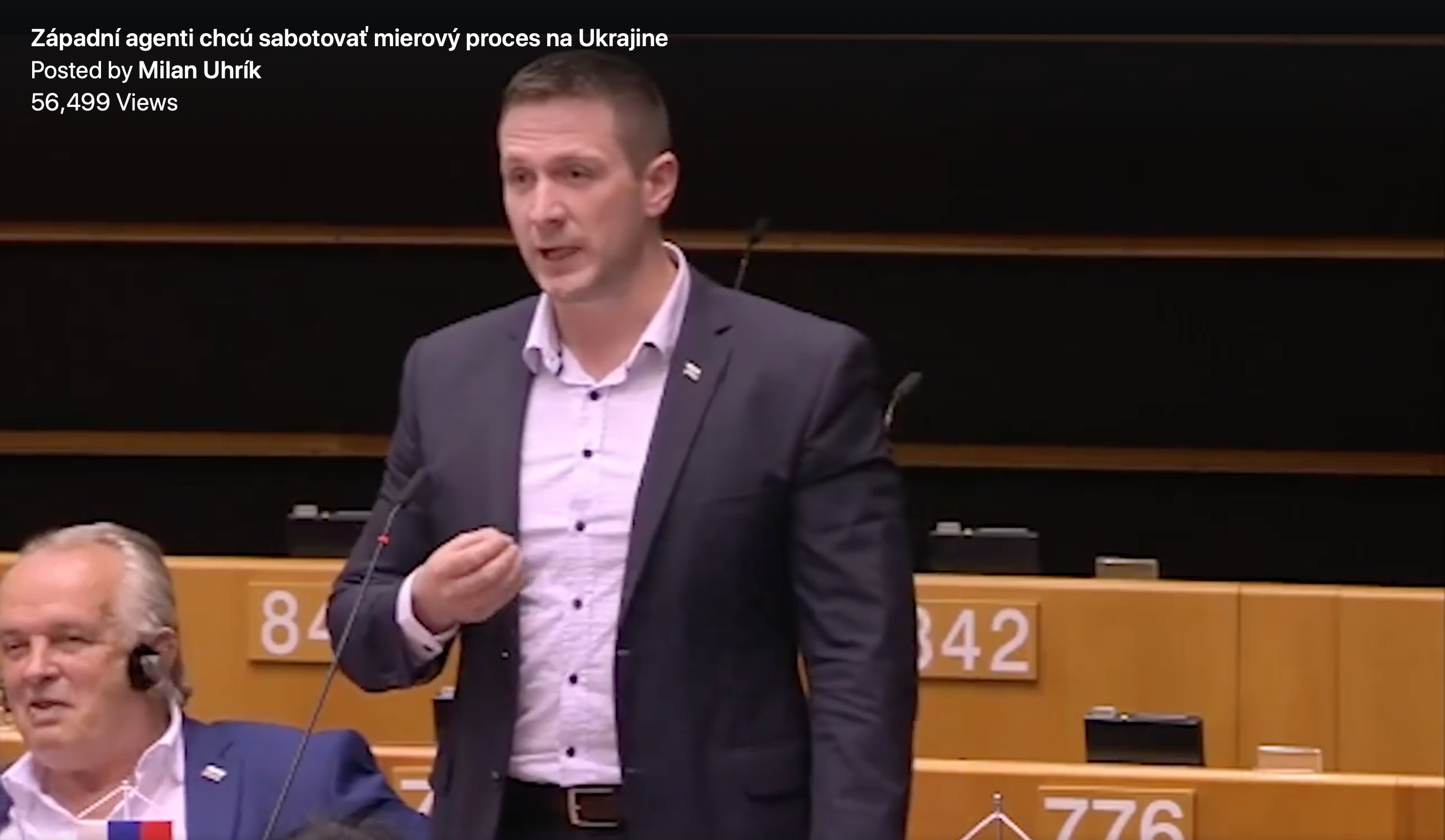 Uhrík šíri v Európskom parlamente proruské dezinformácie